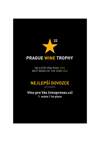 Prague Wine Trophy: Víno pro Vás vyhlášeno Nejlepším dovozcem za rok 2022!